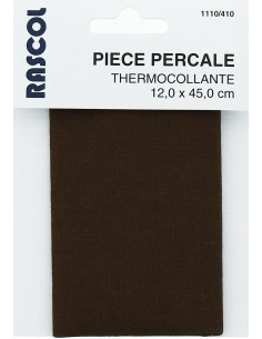Iron-on percale for repair - Brown