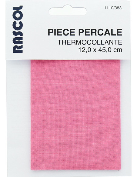 Iron-on percale for repair - Pink