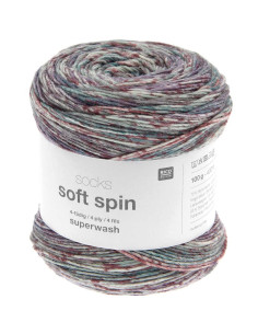 Soft Spin sock yarn by Rico Design 2