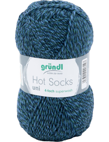 Hot Socks Uni 50 Gründl sock yarn