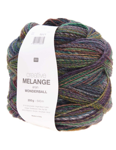 Creative Melange Aran Wonderball Rico Design Wool