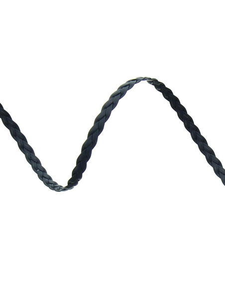 Navy blue faux braid