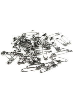 Black Safety Pins - Pack of 1000