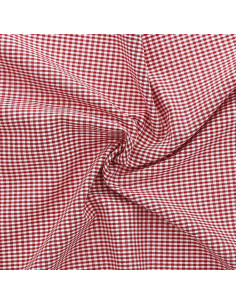 Vichy fabric small checks - Red