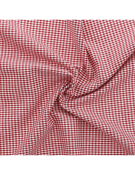 Vichy fabric small checks - Red