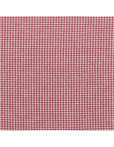 Vichy fabric small checks - Red