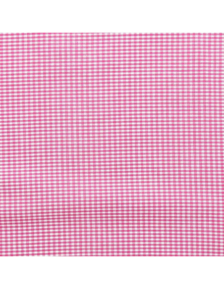 Vichy fabric small checks - Fuchsia