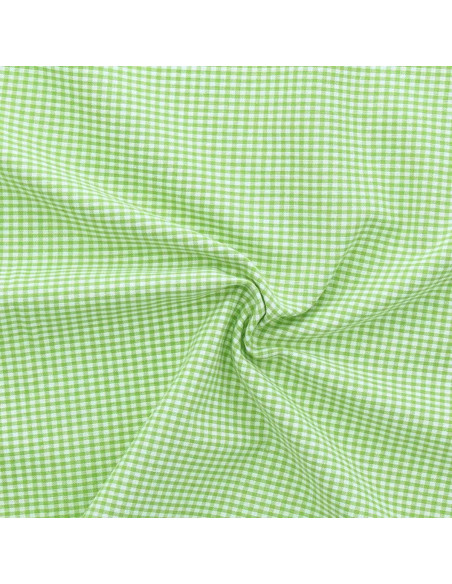 Vichy fabric small checks - Anise green