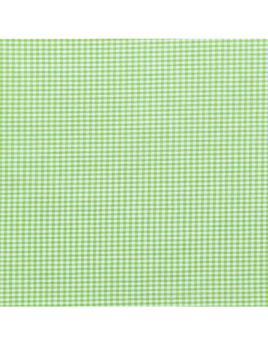 Vichy fabric small checks - Anise green