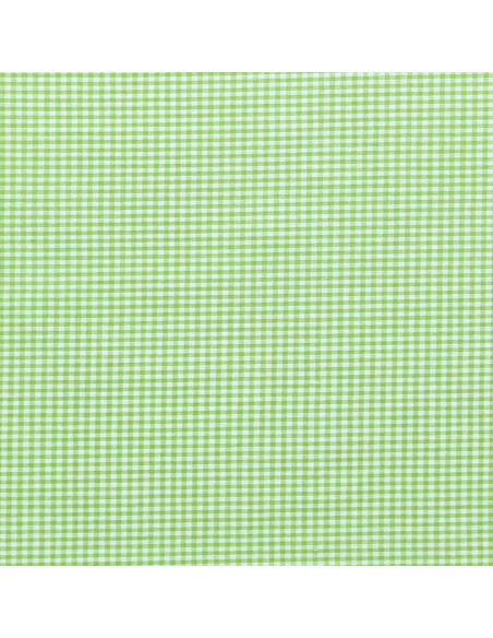 Vichy fabric small checks - Anise green