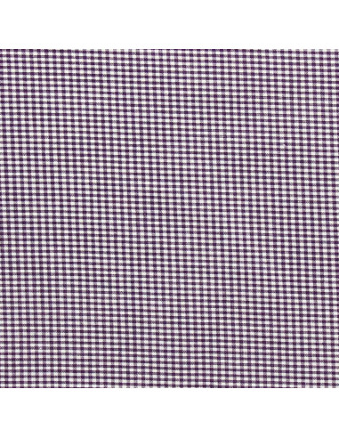 Vichy fabric small checks - Lilac