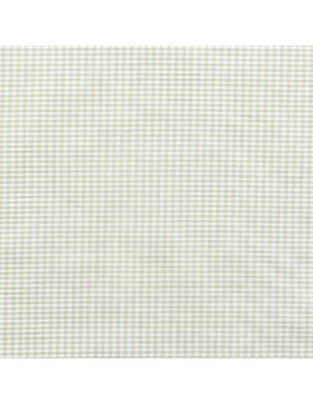 Vichy fabric small checks - Beige