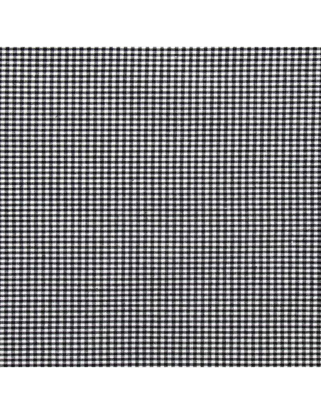 Vichy fabric small checks - Black