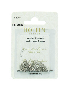 Bohin metal spring staples - Silver 2
