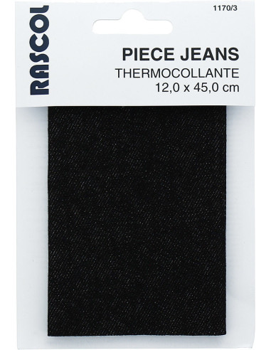 Iron-on interfacing for repair - Black jeans