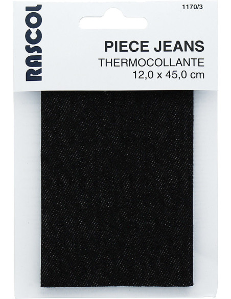 Iron-on interfacing for repair - Black jeans