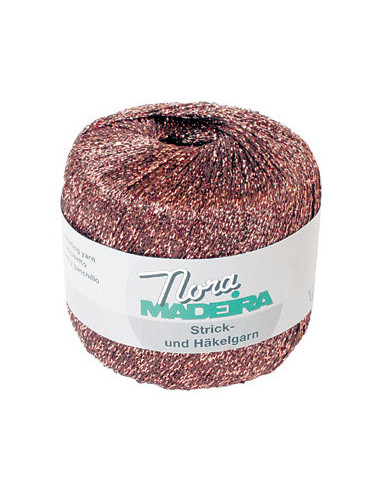 Coton crocheter métallisé Nora Madeira