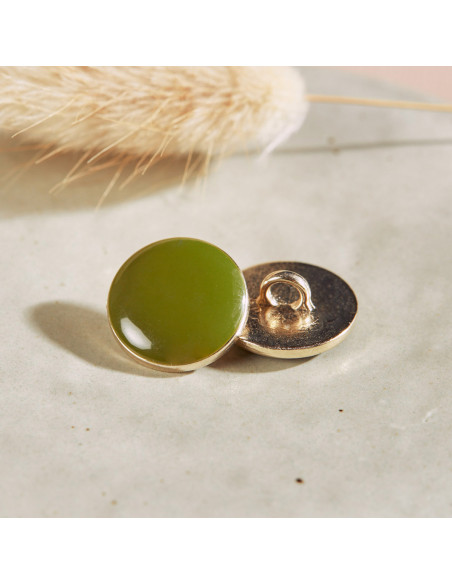 Bouton Dotty - Matcha Leaf