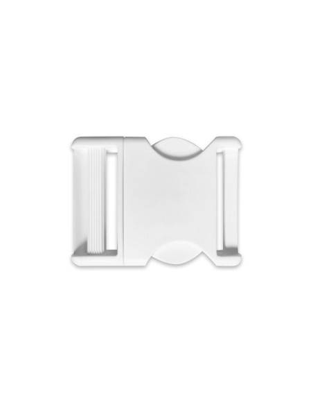 25 mm banana buckle - White