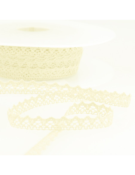 Fine cotton lace - Ecru