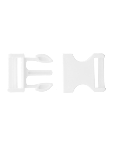 30 mm Banana Buckle - White