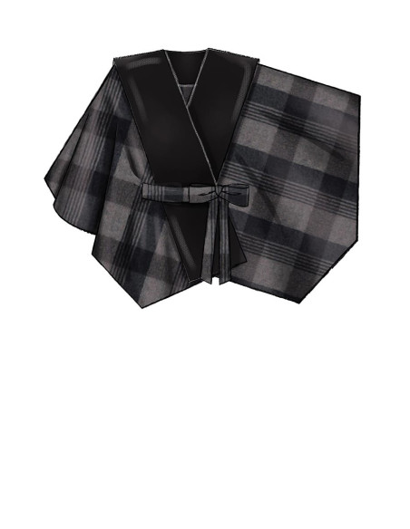 Cape and belt pattern - McCall's 8029