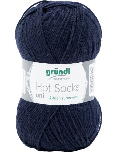 Hot Socks Uni 50 Gründl sock yarn