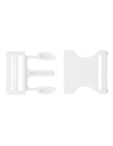 35 mm banana buckle - White