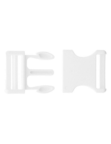 35 mm banana buckle - White