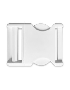 40 mm banana buckle - White
