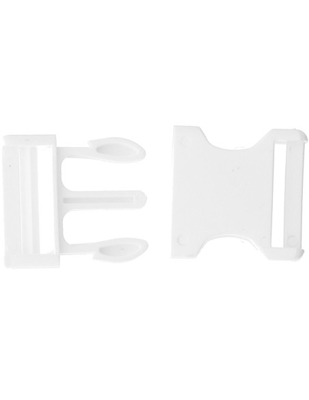 40 mm banana buckle - White