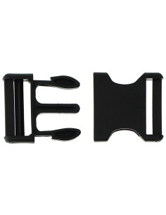 40 mm banana buckle - Black 2