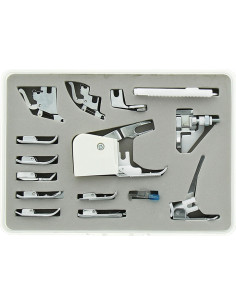 15-piece sewing machine foot set