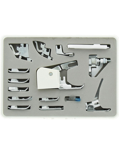 15-piece sewing machine foot set