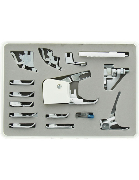 15-piece sewing machine foot set