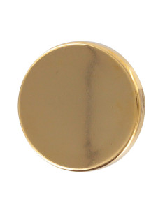 Flat button with shank - Gold 2