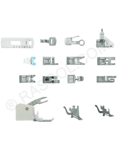 15-piece sewing machine foot set