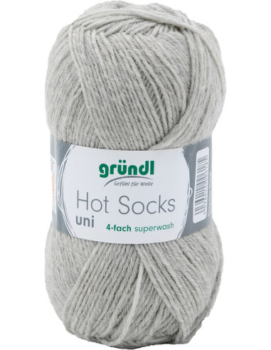Hot Socks Uni 50 Gründl sock yarn