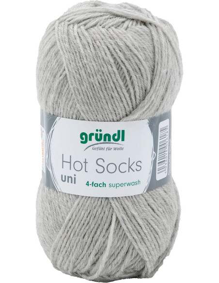 Hot Socks Uni 50 Gründl sock yarn