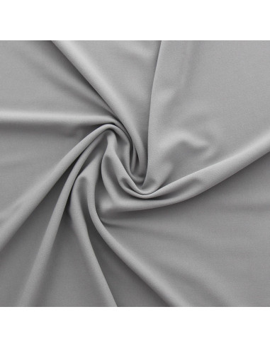 Viscose crepe fabric - Light gray