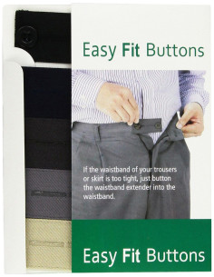 Easy Fit extension buttons for pants and skirts