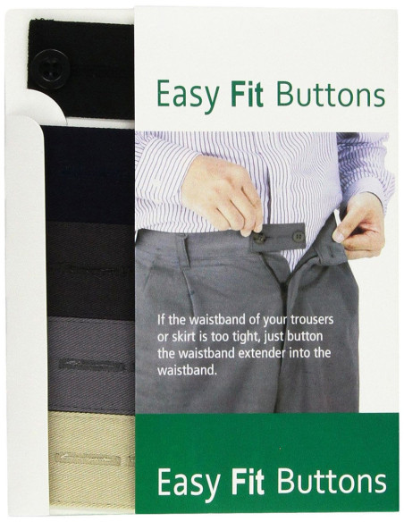 Easy Fit extension buttons for pants and skirts