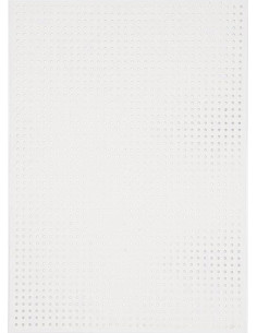 Set of 10 embroidery cardboard sheets - White