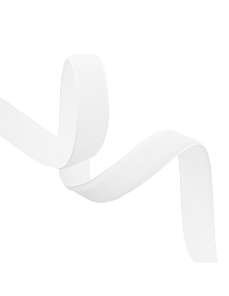 Velvet ribbon - White