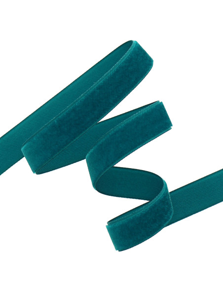 Velvet ribbon - Petrol blue