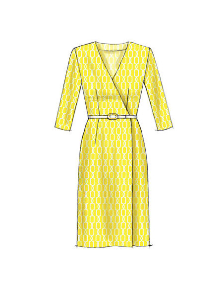 Dress and belt pattern - McCall's 6959