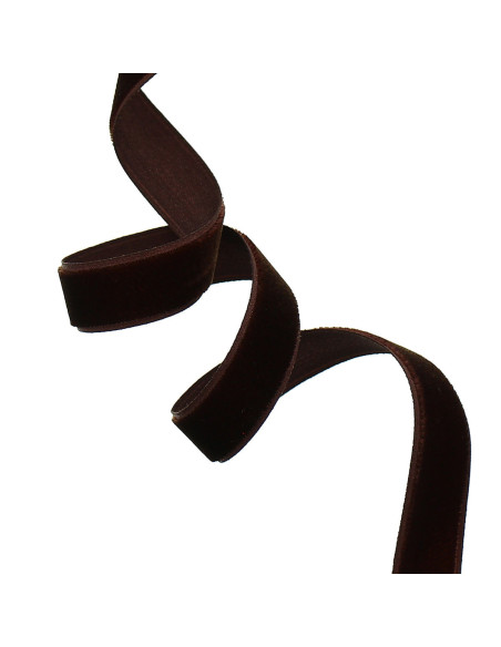 Velvet ribbon - Chocolate