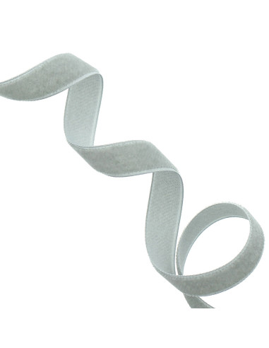 Velvet ribbon - Light gray