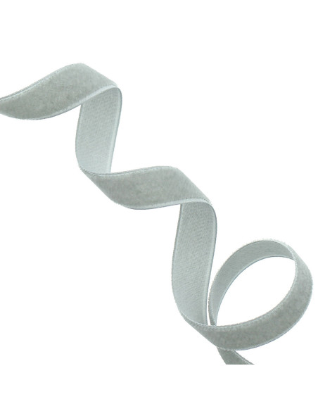 Velvet ribbon - Light gray