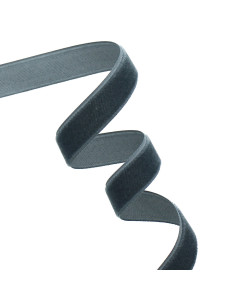 Velvet ribbon - Medium gray